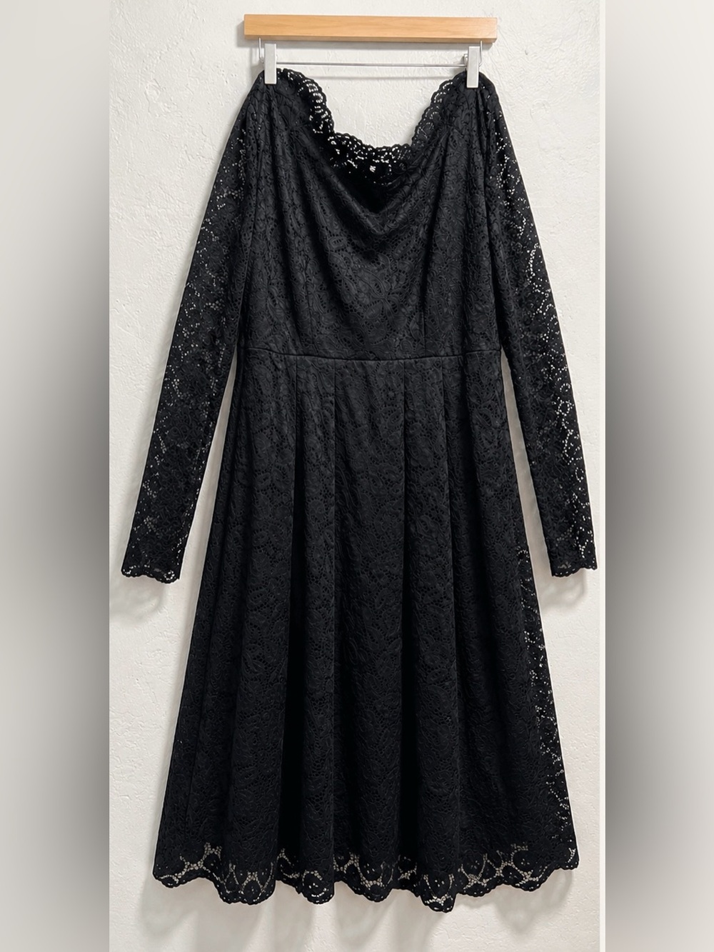 Shein Lace Overlay High Low Dress sz 2x